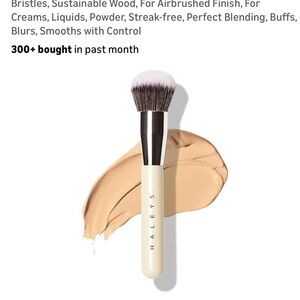 HALEYS Beauty White Handle Makeup Brush